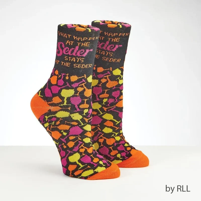 exclusive seder adult crew socks keep the secrets