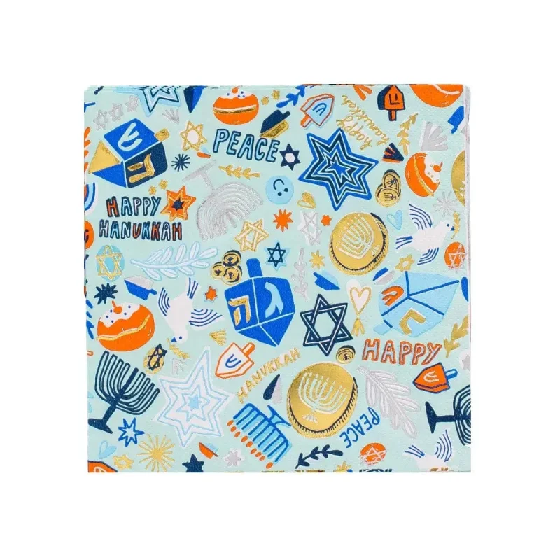 festival of lights large napkins set of 16