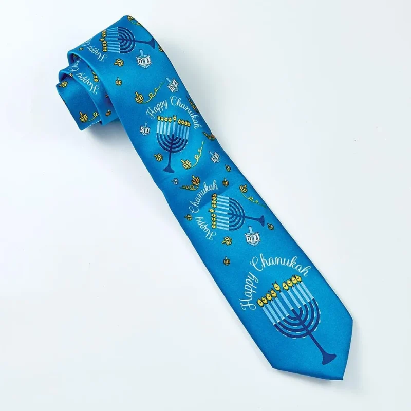 festive chanukah tie for men perfect holiday gift