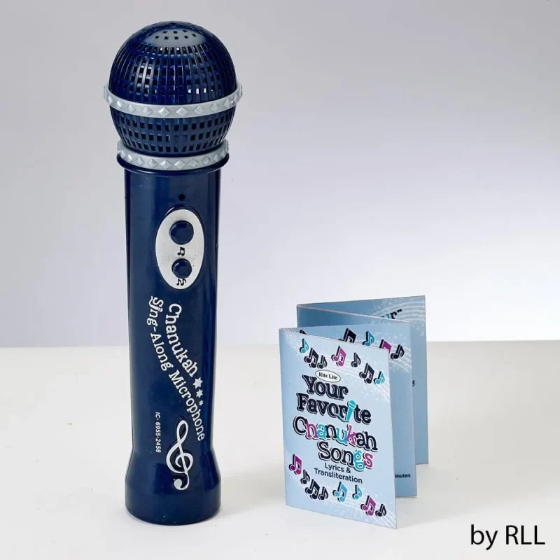 festive hanukkah microphone for sing along fun