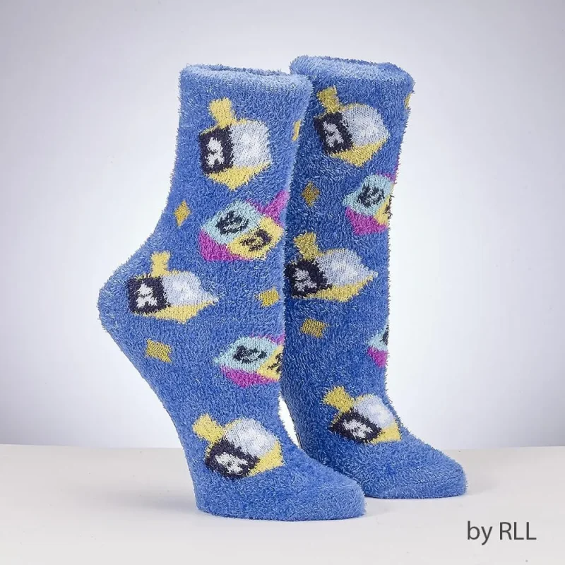 festive hanukkah slipper socks for kids cozy with