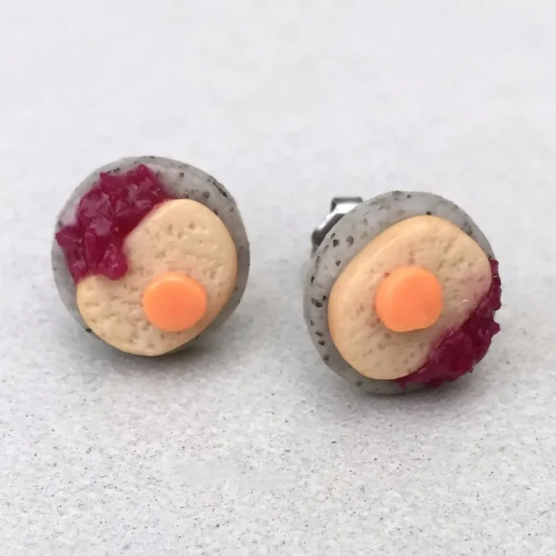 gefilte fish earrings unique jewelry gift 1