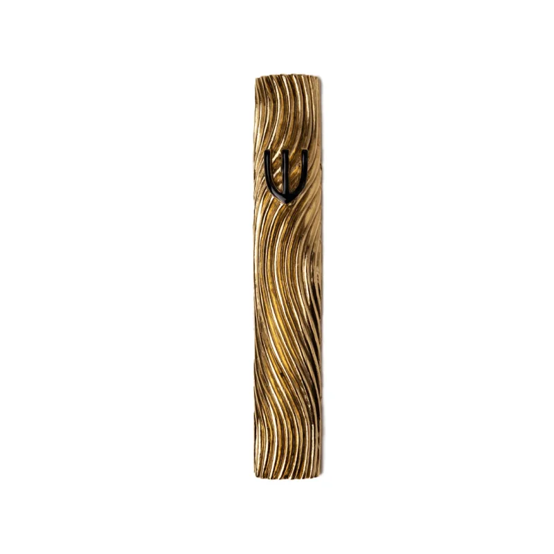 gold zen mezuzah elegant home decor