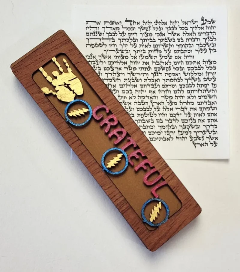 grateful jerry mezuzah case choice of colors by glenn grubard