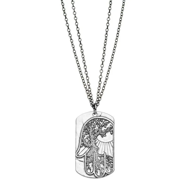 hamsa dog tag for protection style