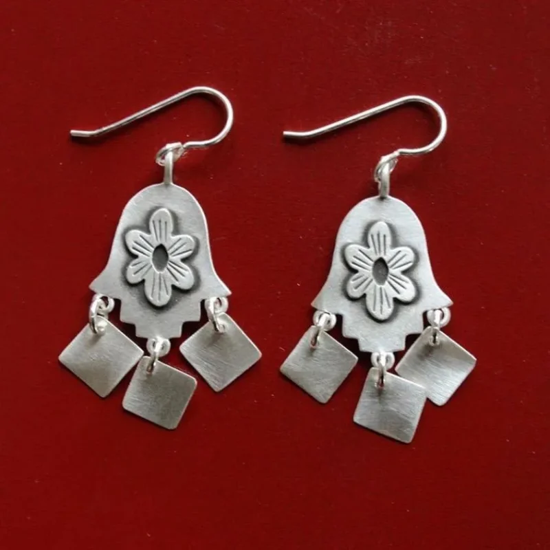 hamsa earrings by emily rosenfeld folklorica collection