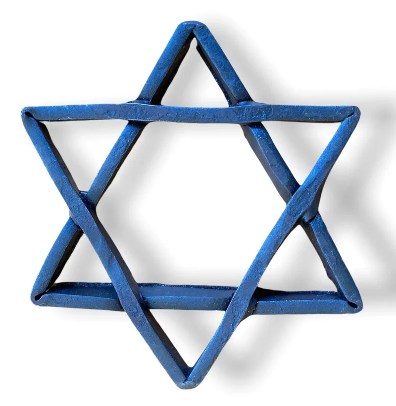 hand forged star of david trivet