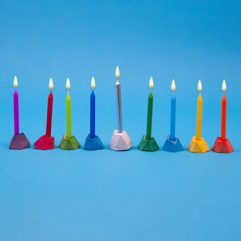 handcrafted stone age menorah diy craft kit