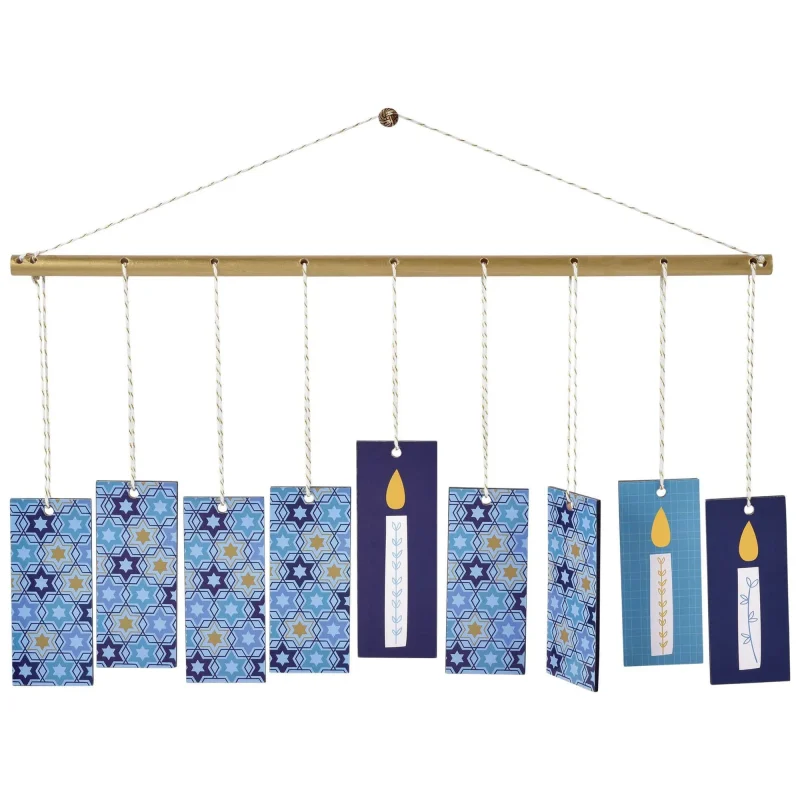 hanging menorah decor for home