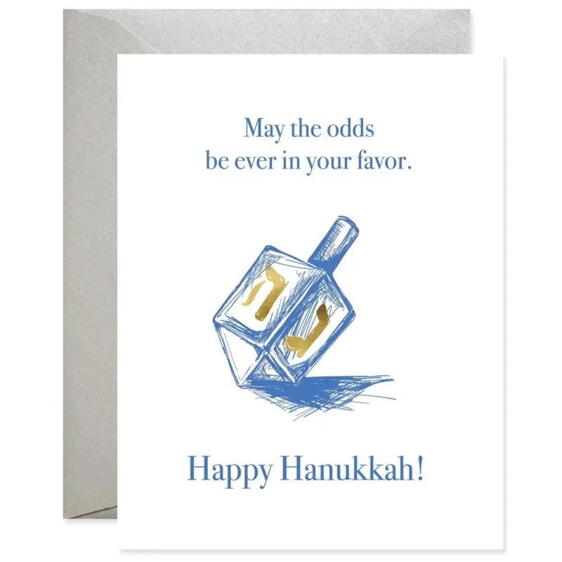 hanukkah cards boxed set of 6 odds ever in your favor