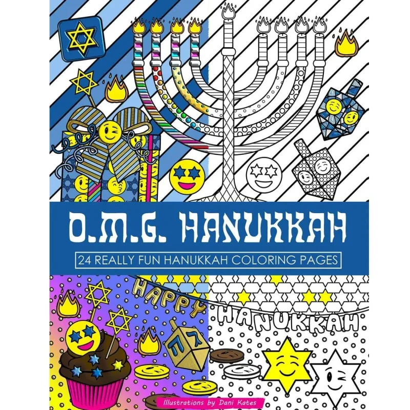 hanukkah coloring book for kids