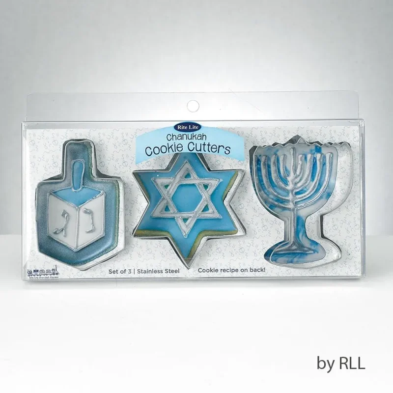 hanukkah cookie cutters set 3 pieces