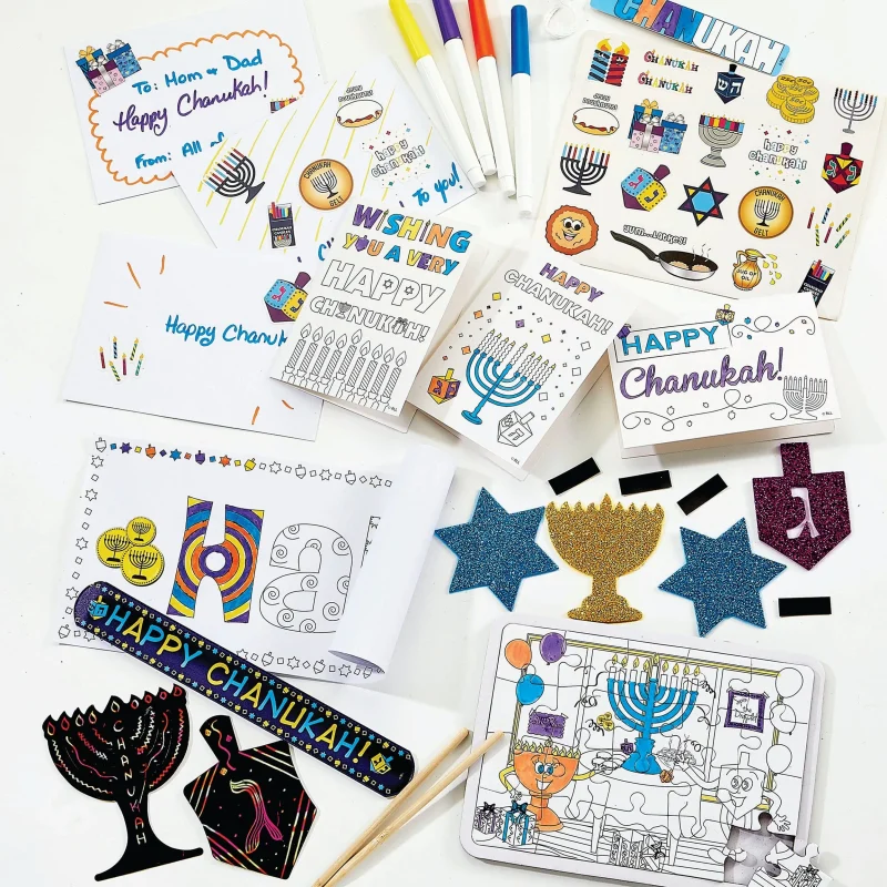 hanukkah fun kit 9 diy activities