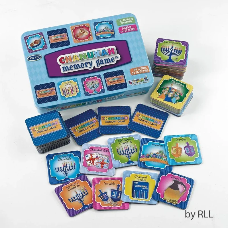 hanukkah memory game for kids