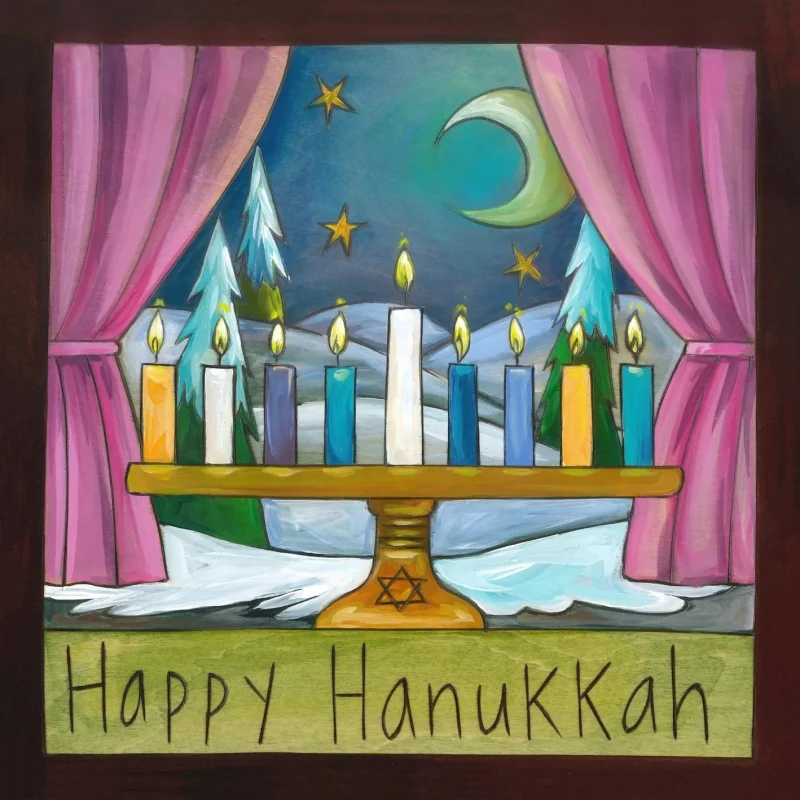 hanukkah star of david wall plaque