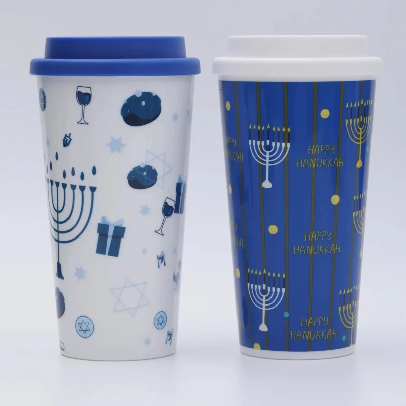 hanukkups reusable tumblers hot cold insulated cups