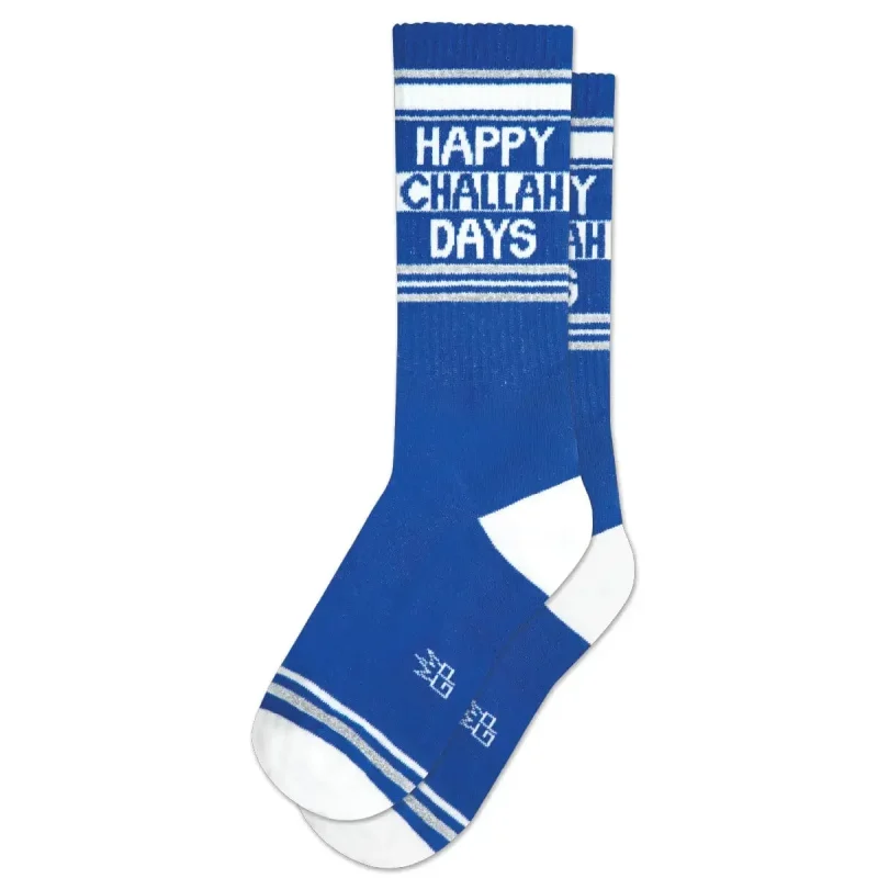 happy challah days gym socks comfortable stylish