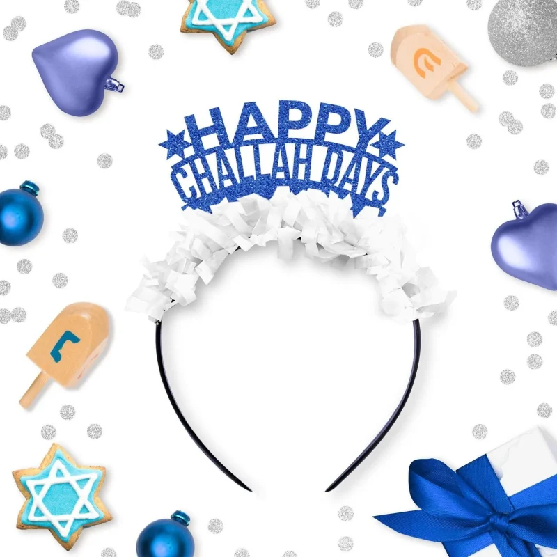 happy challah days headband perfect for festive celebrations