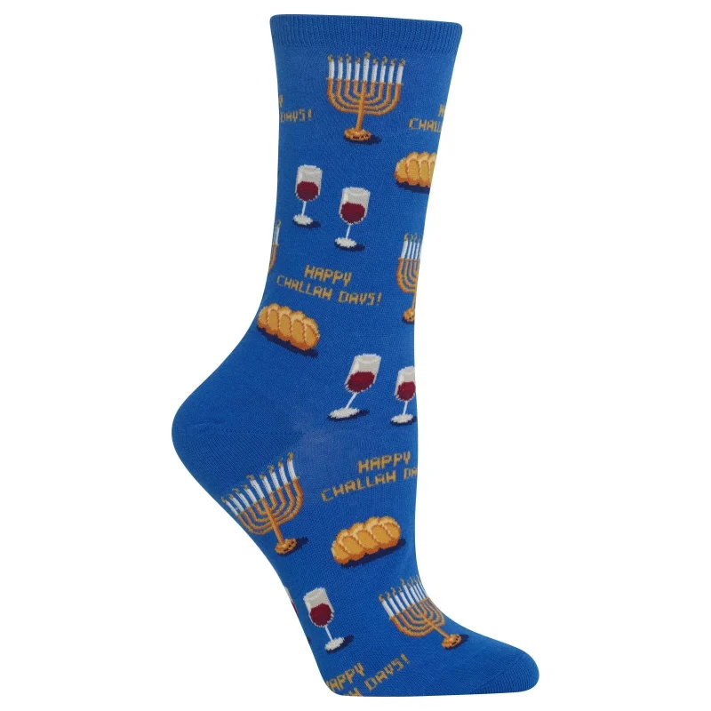 happy challah days women s socks