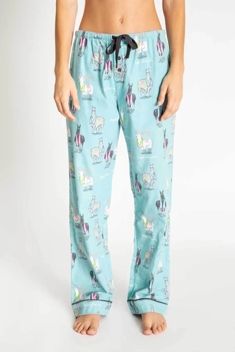 happy llamakah women s pajama pants by p j salvage