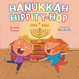 hippity hop hanukkah board book