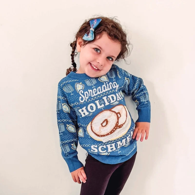 holiday schmear sweater for babies toddlers 3 6m to 4t by tipsy elves moderntribe