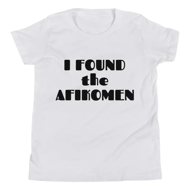 i found the afikomen youth short sleeve t shirt