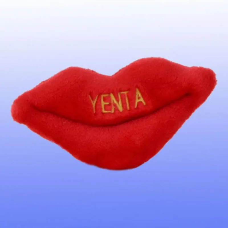 interactive yenta lips dog toy fun durable