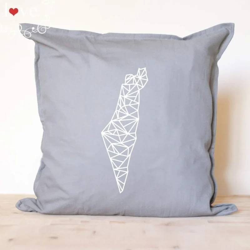 israel geometric pillow cover easy return