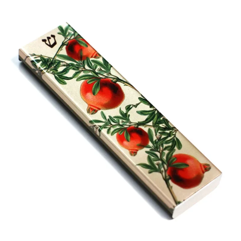 israel museum pomegranate mezuzah handcrafted judaica