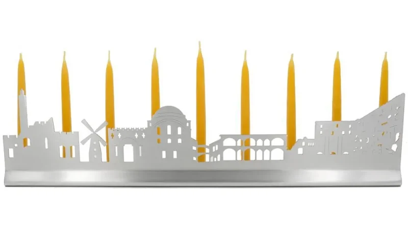 jerusalem skyline menorah