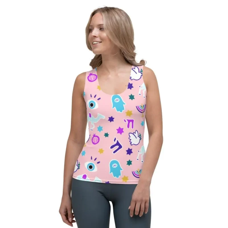 jewish life tank top xs to xl sizes