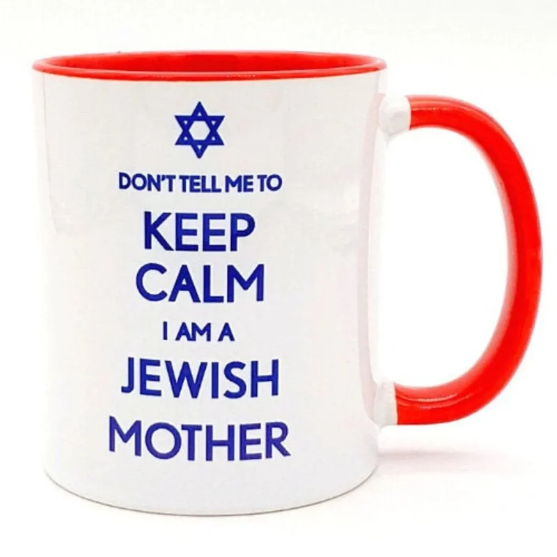 jewish mother keep calm mug