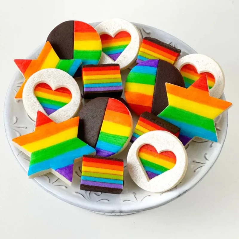 jewish pride marzipan cookie collection