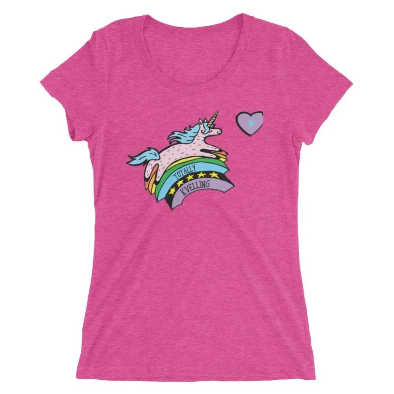 jewnicorn kvelling ladies t shirt color options