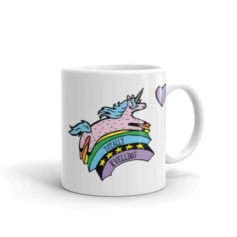 jewnicorn kvelling mug perfect gift for jewish celebrations