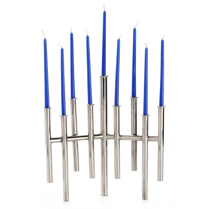 jonathan adler silver skyline menorah exclusive edition