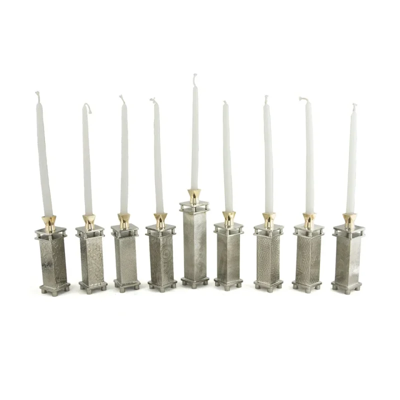 joy stember s elegant modular pewter menorah