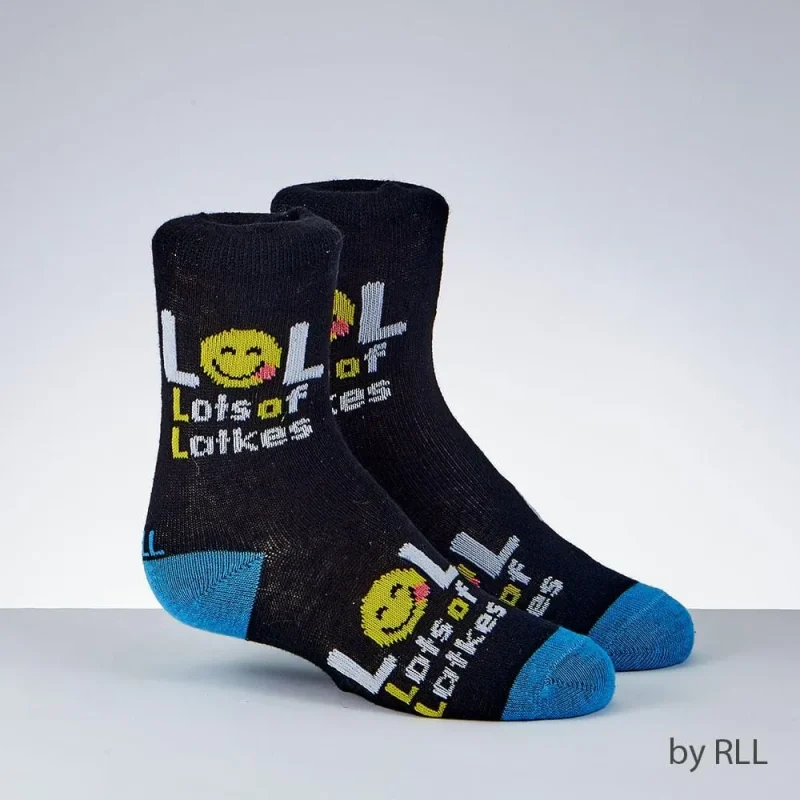 kids lol lots of latkes crew socks fun festive