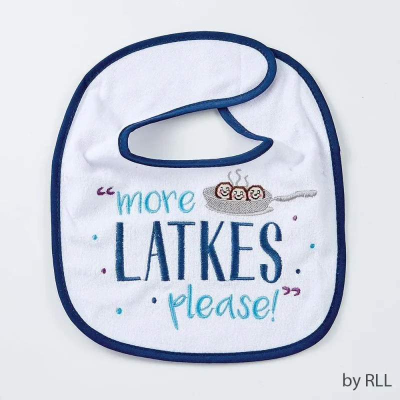 latkes please bib perfect for kids adults