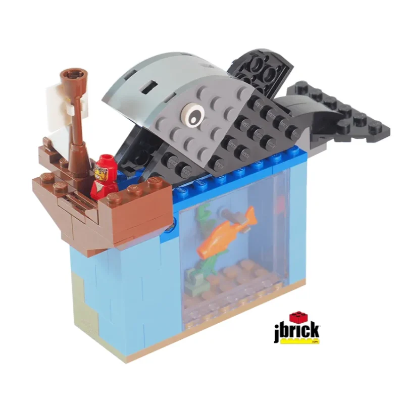 lego jonah and the whale tzedakah box kit