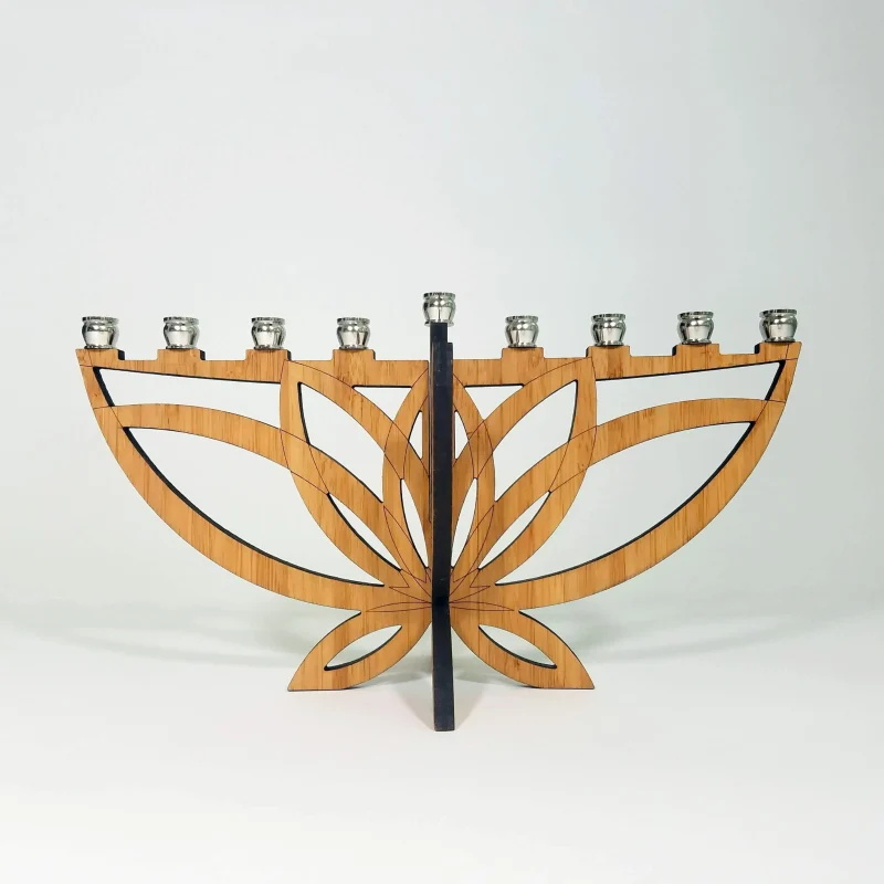 lotus flower menorah elegant unique scaled