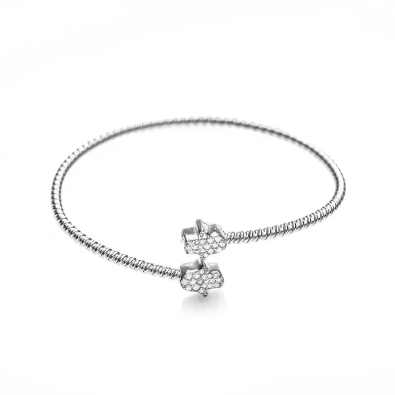 lucky hamsa charm bracelet for good fortune