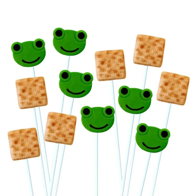 matzah frog marzipan lollipops mix match set