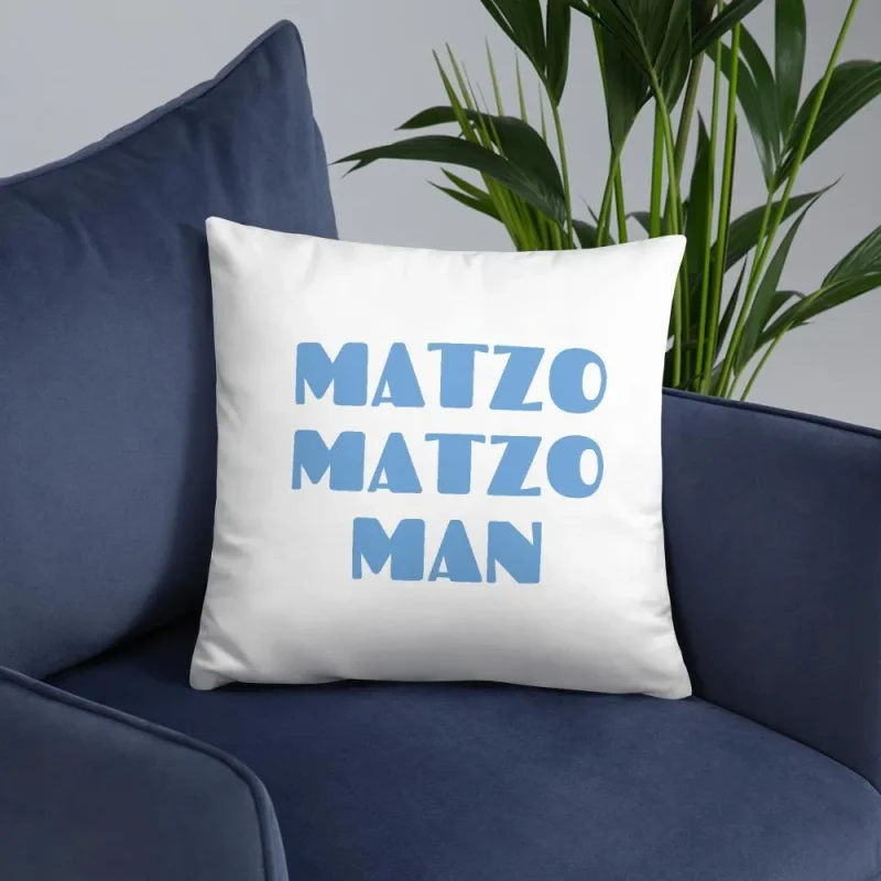 matzo man pillow two sizes perfect gift