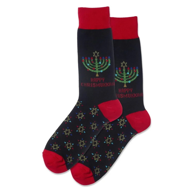 men s holiday chrismukkah socks perfect gift