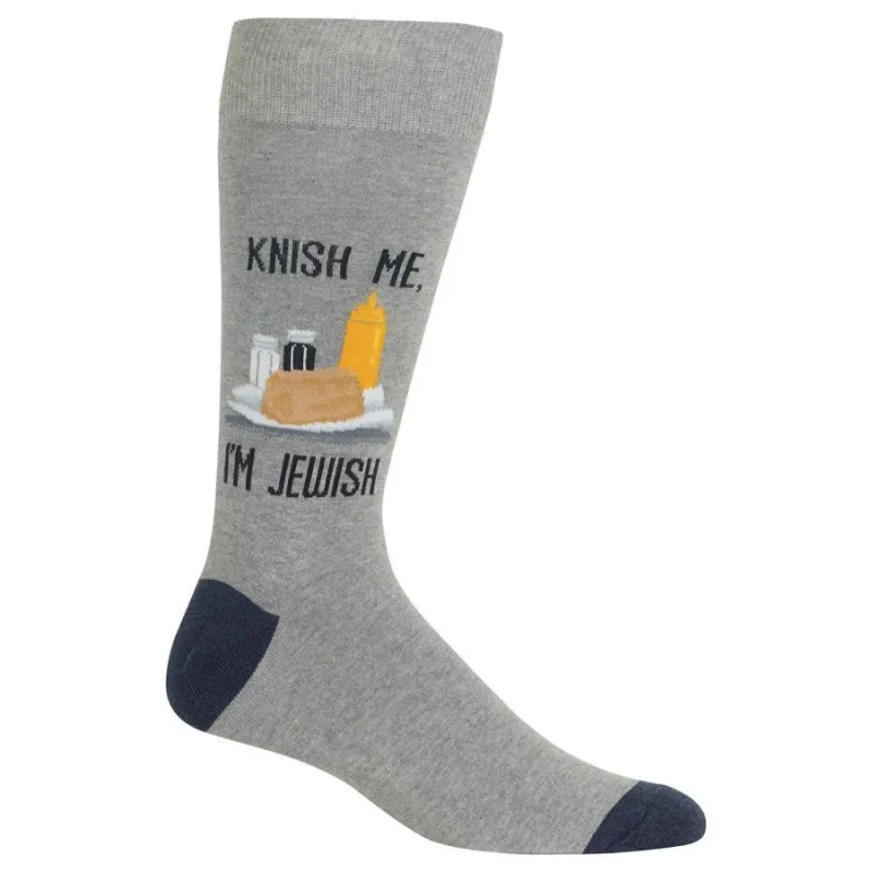 men s jewish crew socks knish me