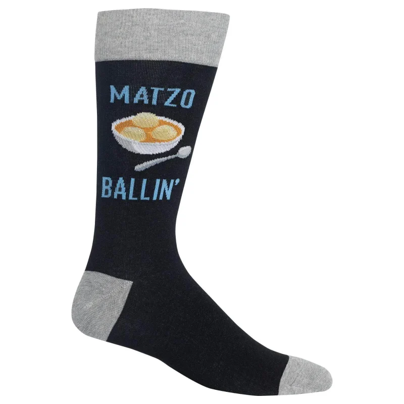 men s matzo ballin crew socks for comfort style