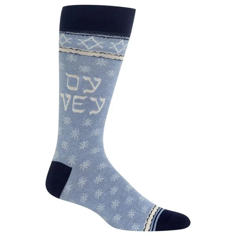 men s oy vey star crew socks