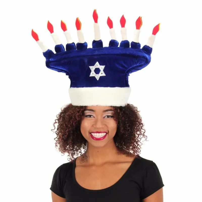 menorah beanie holiday gift for adults